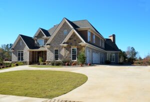 wide driveway