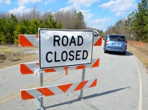 purpose signs construction roads